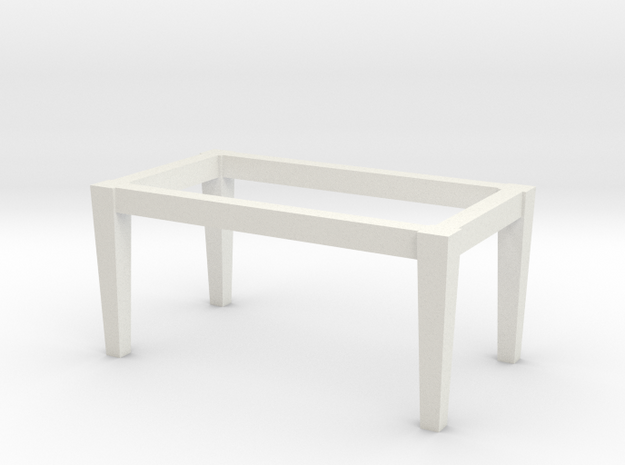 1:48 Table Base in White Natural Versatile Plastic