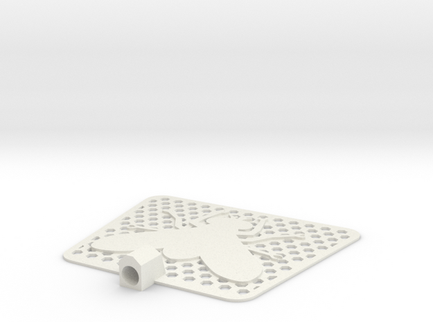Fly Swatter in White Natural Versatile Plastic