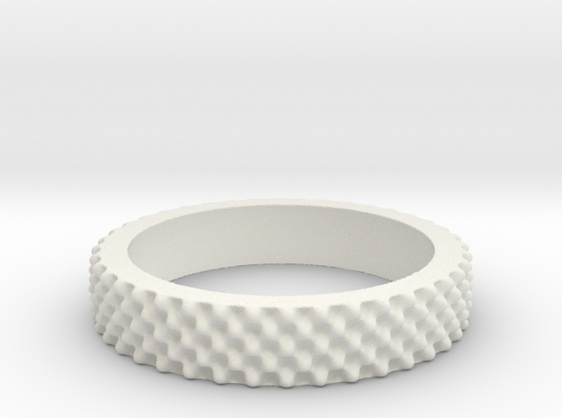 Juliabulb z^-40 ring in White Natural Versatile Plastic