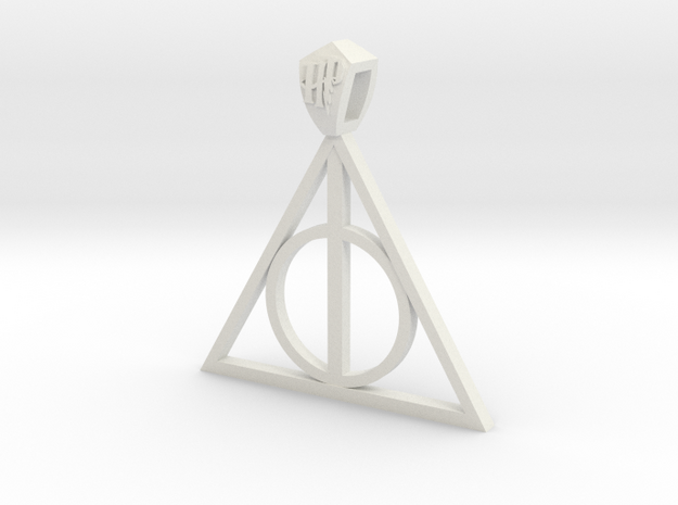 Harry Potter Pendant (metal) in White Natural Versatile Plastic