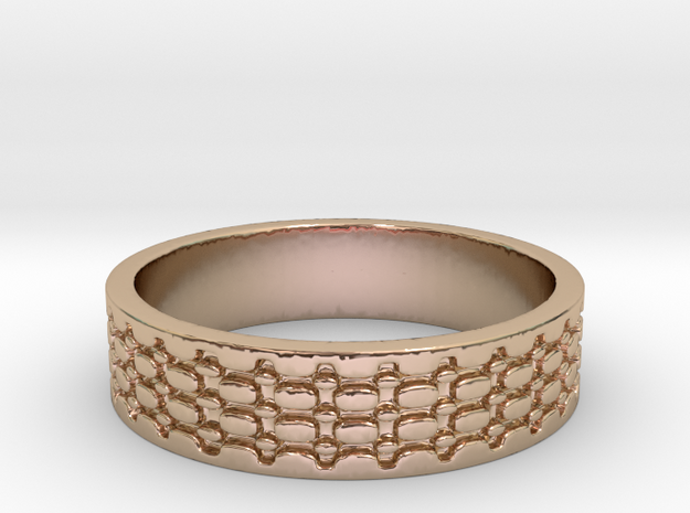 Beads #7.25 (Size 7.25) in 14k Rose Gold
