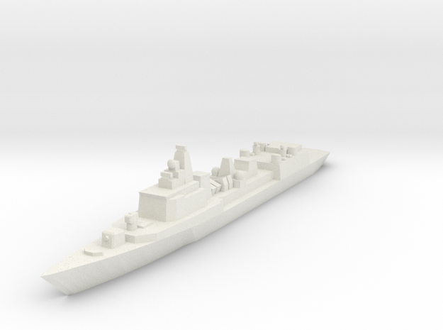 051B PLAN Destroyer 1:2400 x1 in White Natural Versatile Plastic