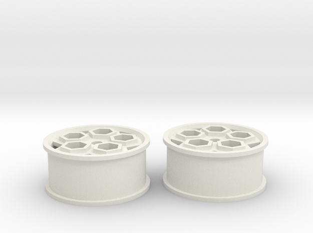 final white roller2 in White Natural Versatile Plastic