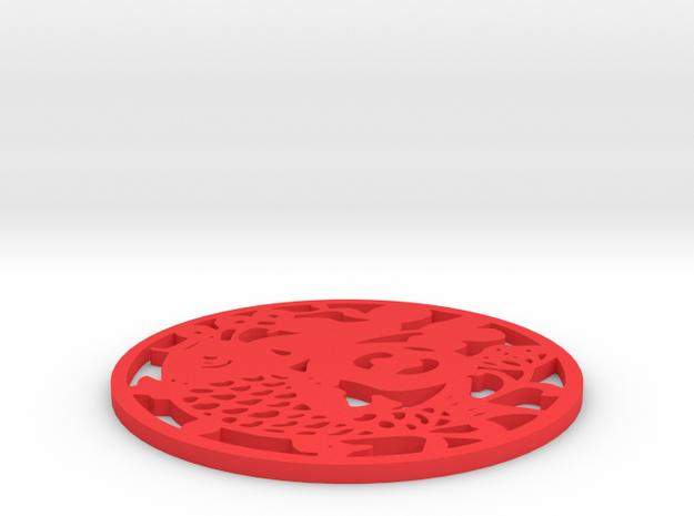 Tablemate Happiness And Plentiful in Red Processed Versatile Plastic