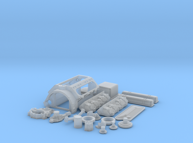1/16 Scale Buick Nailhead Basic Block Kit in Tan Fine Detail Plastic