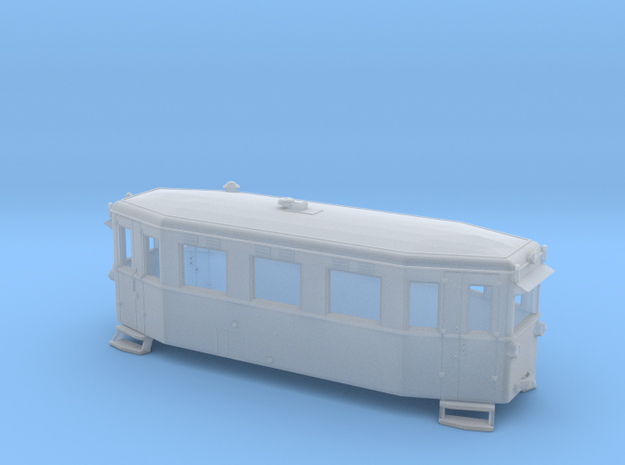Schmalspurtriebwagen T1 der HSB (1:120) in Smooth Fine Detail Plastic