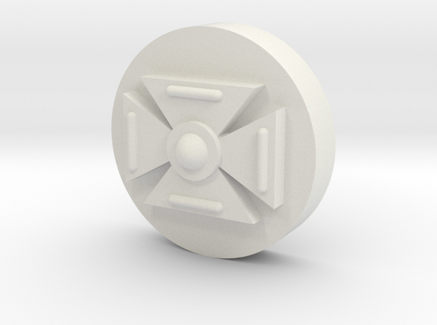 Symbol (10MM 3/8th Inch) in White Natural Versatile Plastic