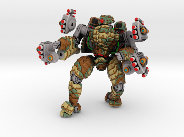 Mech suit with missile pods (12) in Full Color Sandstone
