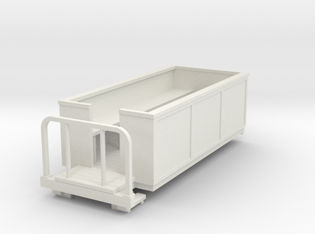 Sn2 Open coach in White Natural Versatile Plastic