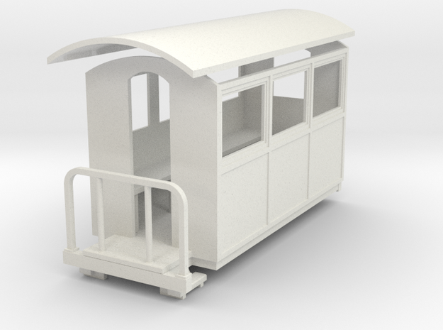 Sn2 Closed coach  in White Natural Versatile Plastic