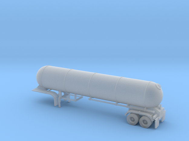 N scale 1/160 LPG 45' twin-axle tanker, trailer 15 in Tan Fine Detail Plastic