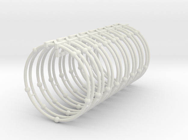 Nitrogen Napkin Ring in White Natural Versatile Plastic