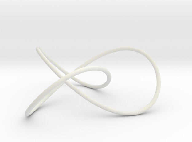 knot 3 1 100mm in White Natural Versatile Plastic