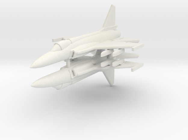 1/300 JF-17 Thunder (x2) in White Natural Versatile Plastic