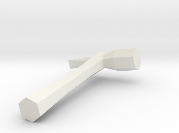 Hammer in White Natural Versatile Plastic