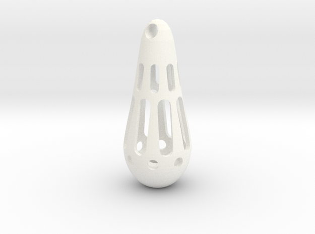 Tritium Pendant Drop in White Processed Versatile Plastic