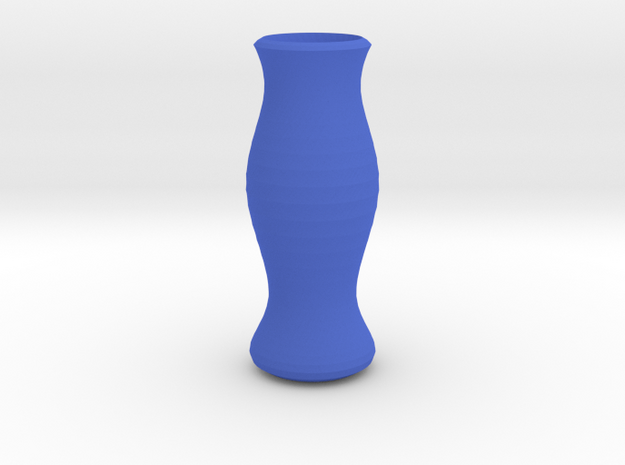 The Vase in Blue Processed Versatile Plastic