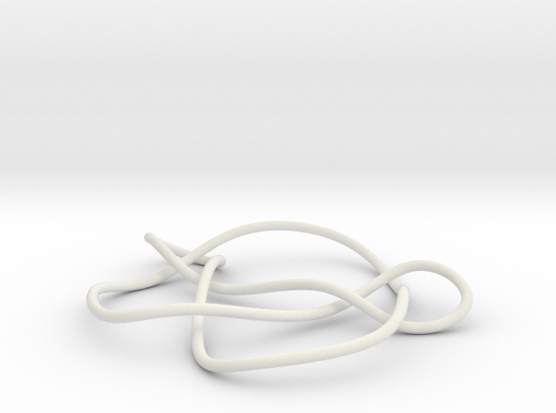 knot 7-7 100mm in White Natural Versatile Plastic