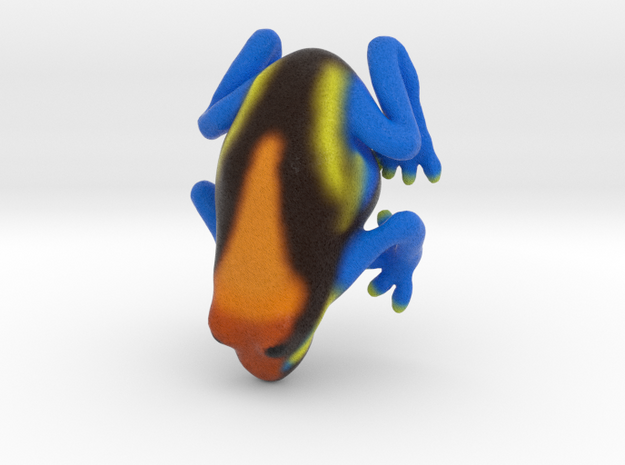 Orange Poison Arrow Frog in Full Color Sandstone