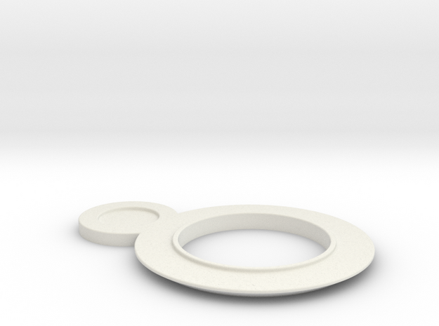 ring1 1 (repaired) in White Natural Versatile Plastic