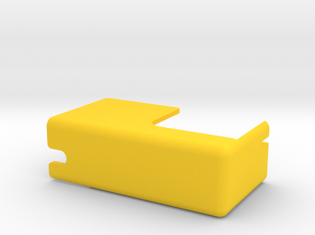 WMS - Coin Door Switch Cover Prt# 03-7233 in Yellow Processed Versatile Plastic