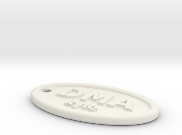 DMA kyle fob in White Natural Versatile Plastic