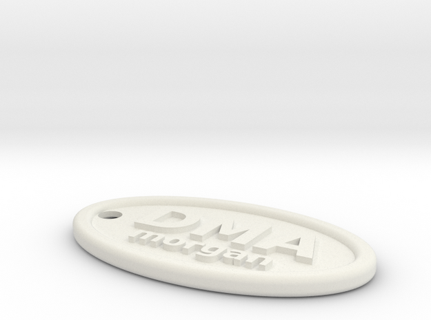 DMA morgan fob in White Natural Versatile Plastic