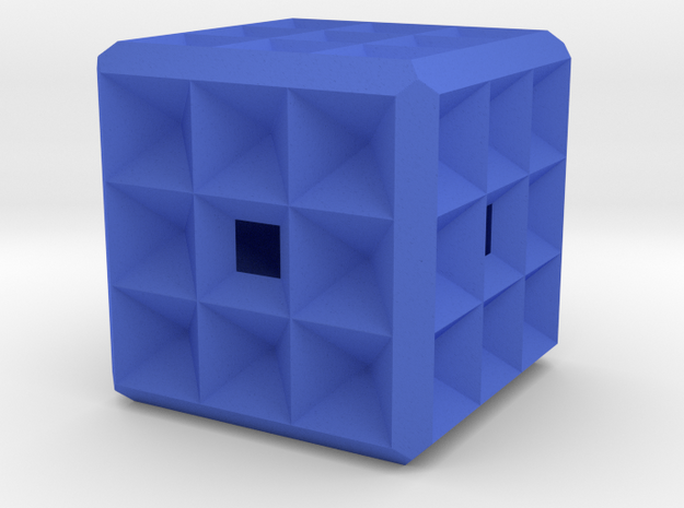 Fractale Geometrie K3 in Blue Processed Versatile Plastic