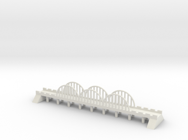 1/700 Steel Road Bridge in White Natural Versatile Plastic