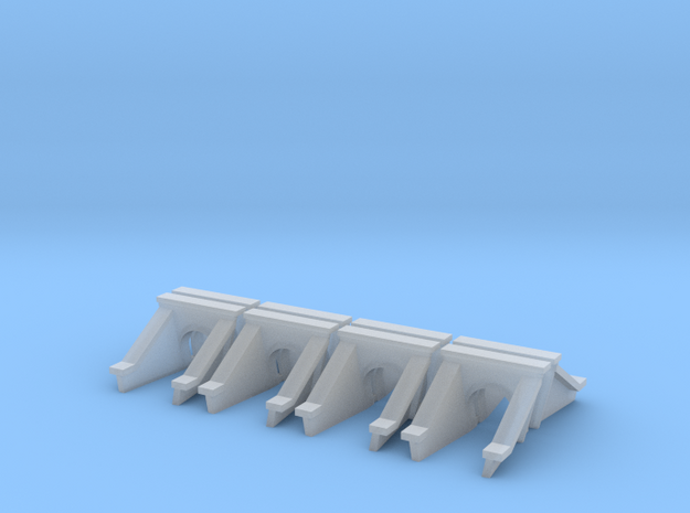 3 Foot Concrete Culvert HO Scale X 8 in Smooth Fine Detail Plastic