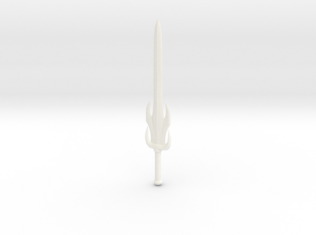 Generic Horde Sword in White Processed Versatile Plastic