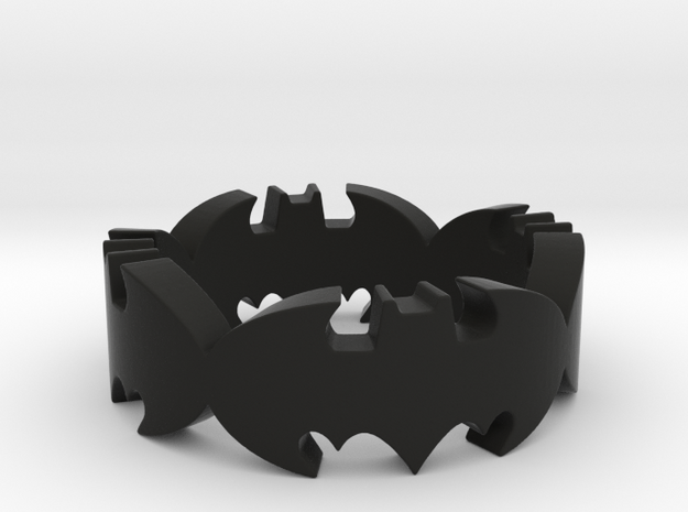 BATMAN  ring size 9,25 in Black Natural Versatile Plastic