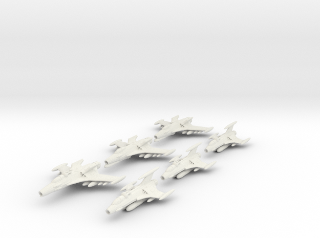 EDSF bombers in White Natural Versatile Plastic
