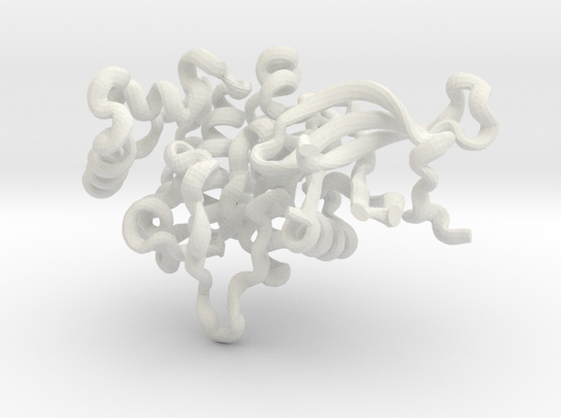 JAK1 Kinase Domain with inhibitor (pdb id 4K6Z) in White Natural Versatile Plastic