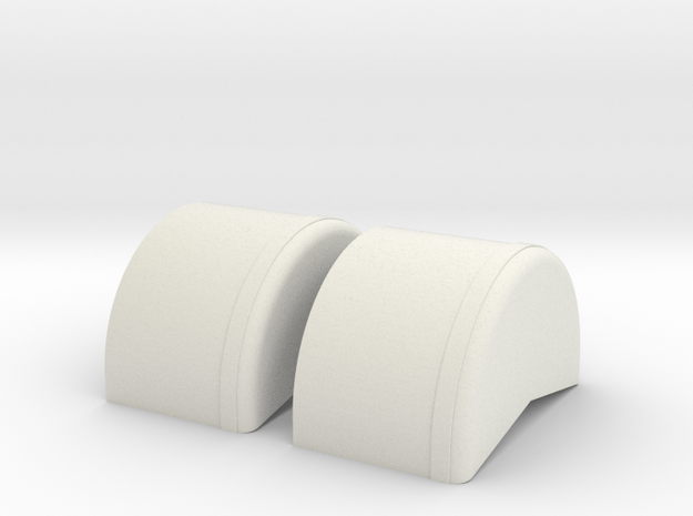 1/32nd 40 inch wheel tubs in White Natural Versatile Plastic