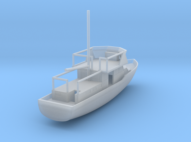 Fishing Boat - Zscale in Tan Fine Detail Plastic