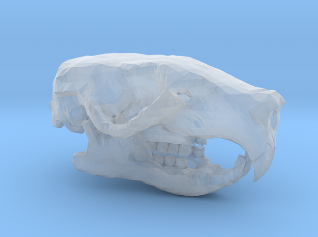 Mini Rat Skull in Smooth Fine Detail Plastic