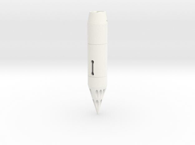GI Joe scale B8M-1 rocket pod in White Processed Versatile Plastic