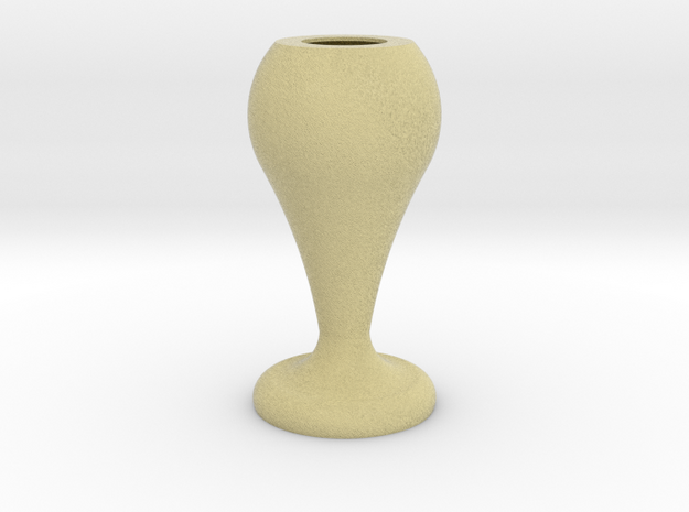 Flower Vase_8 in Full Color Sandstone