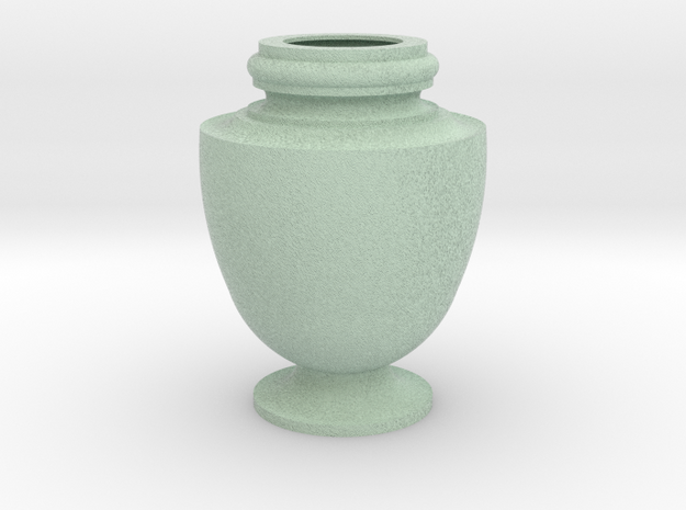 Flower Vase_15 in Full Color Sandstone