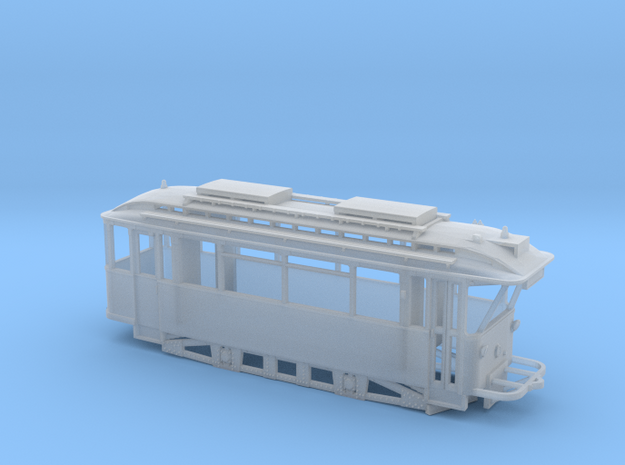 Tram Leipzig ATW 5023 SpurH0 (1:87) in Tan Fine Detail Plastic