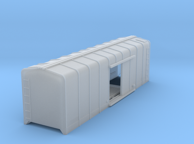 Z Scale B&O Boxcar in Tan Fine Detail Plastic