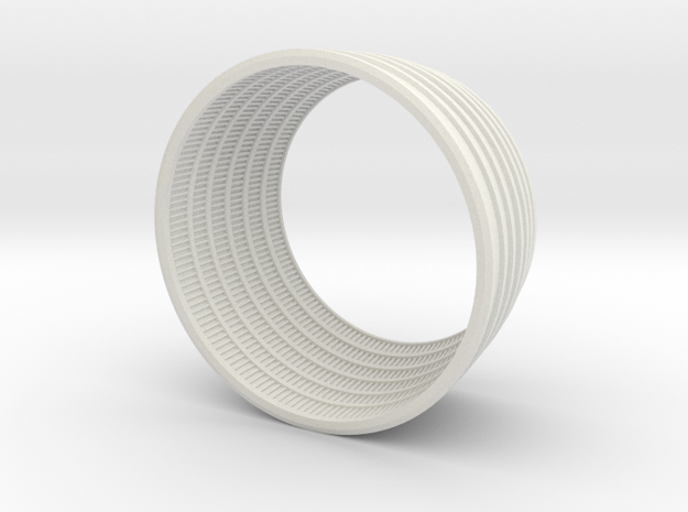 F1 3D Engine 1:25 Bottom in White Natural Versatile Plastic