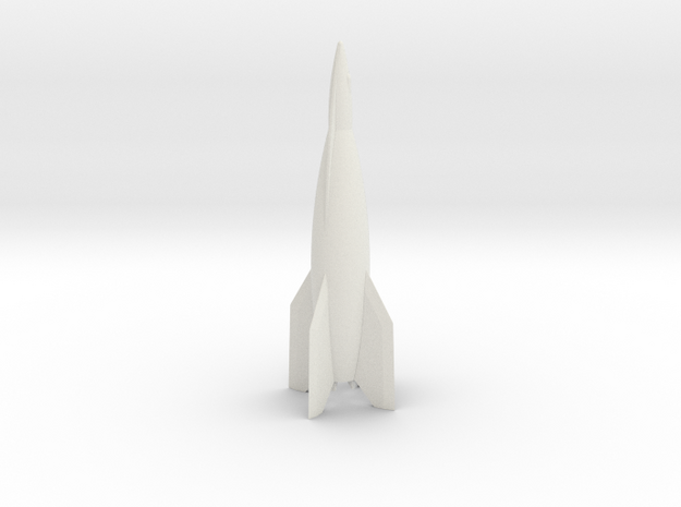 A9 A10 Rocket  Scale 1:400 in White Natural Versatile Plastic