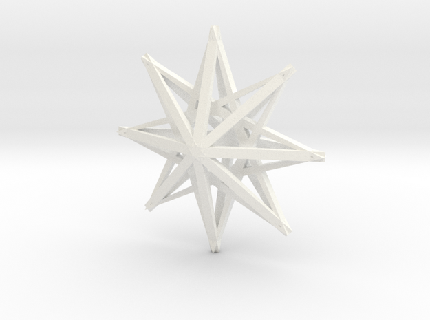 star3 ornament by Jorge Avila in White Processed Versatile Plastic
