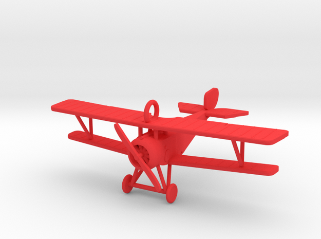 Xmas Nieuport in Red Processed Versatile Plastic