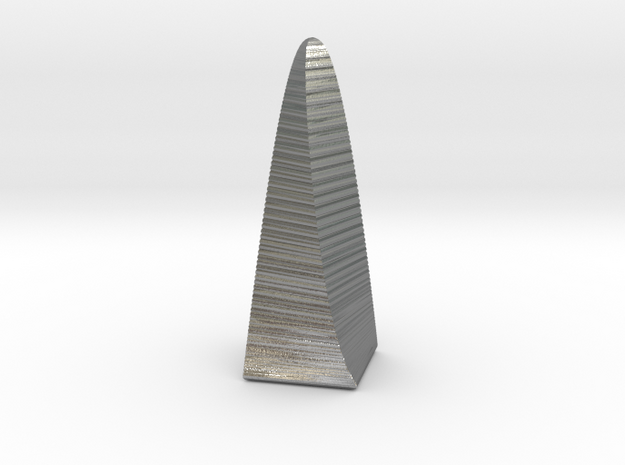Obelisk in Natural Silver