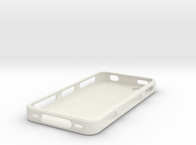 IPhone 4, 4S Bumper - Portuguese Tiles in White Natural Versatile Plastic