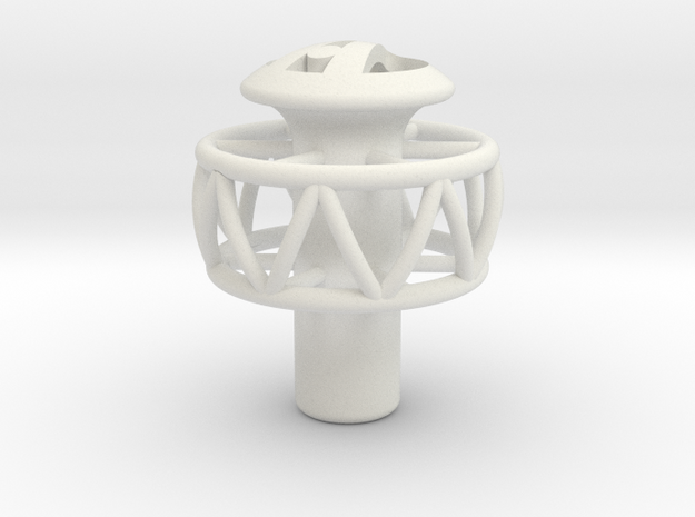 Ariel Atom shift knob - Helicoil in White Natural Versatile Plastic