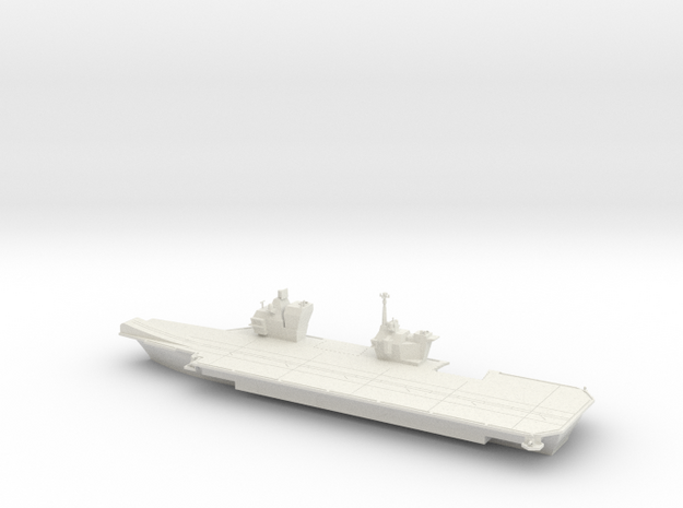 1/700 Queen Elizabeth Class Aircraft Carrier in White Natural Versatile Plastic